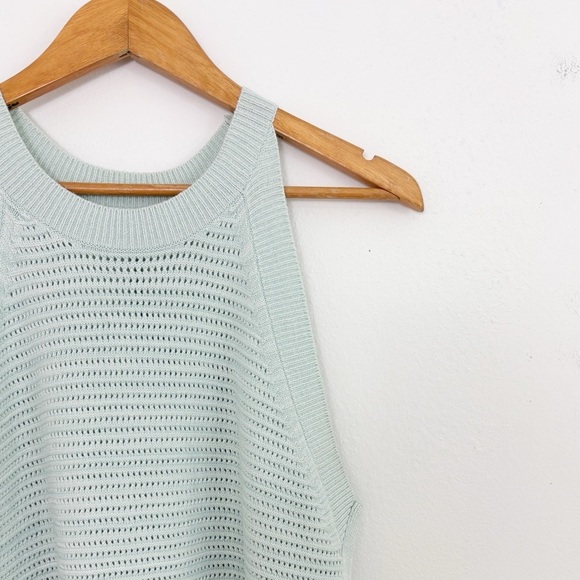 Ann Taylor Light Green Sleeveless Sweater - Picture 4 of 15